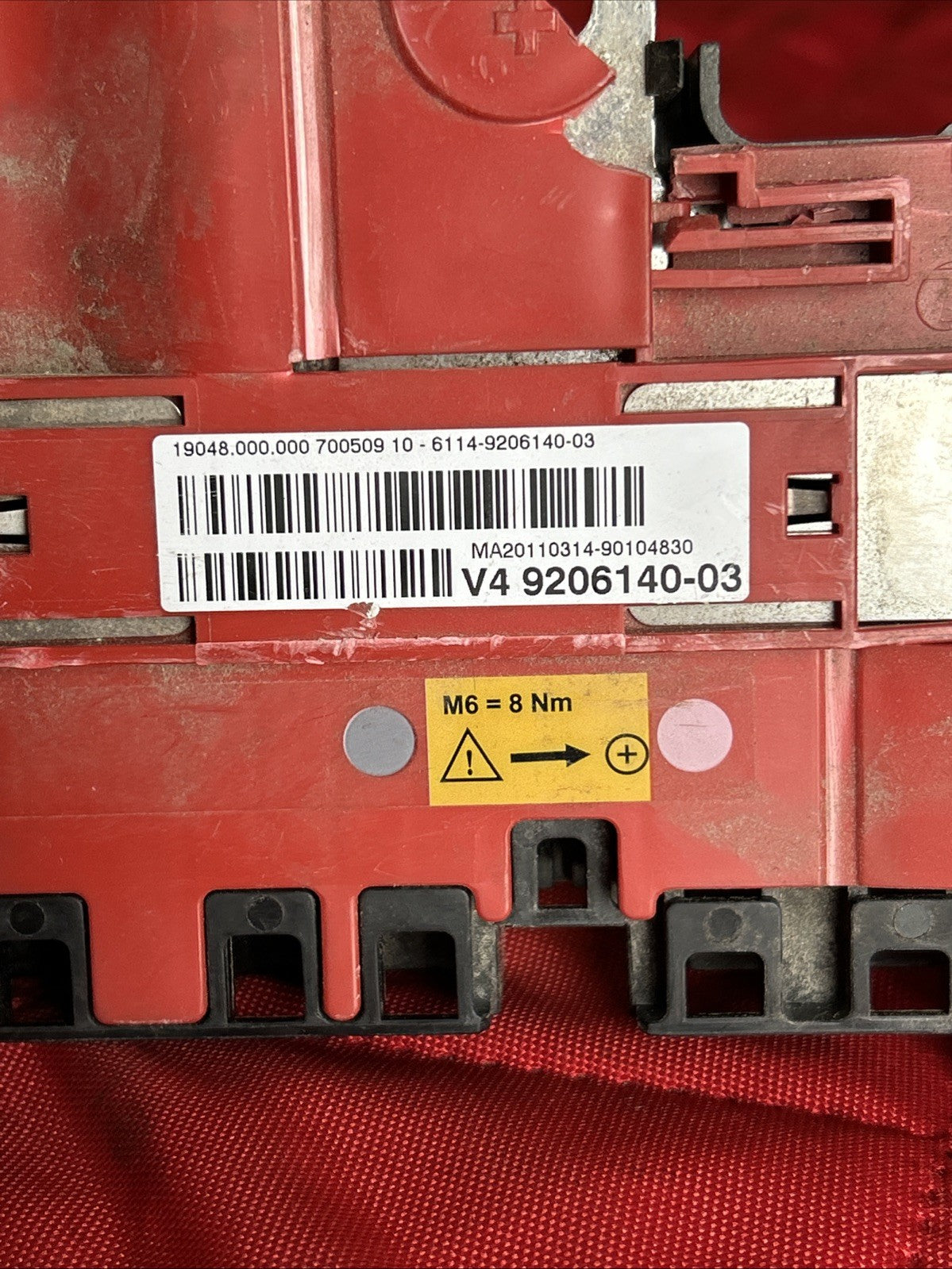 2011-2014 BMW X3 - REAR Positive Battery Terminal / Junction BOX 9206140