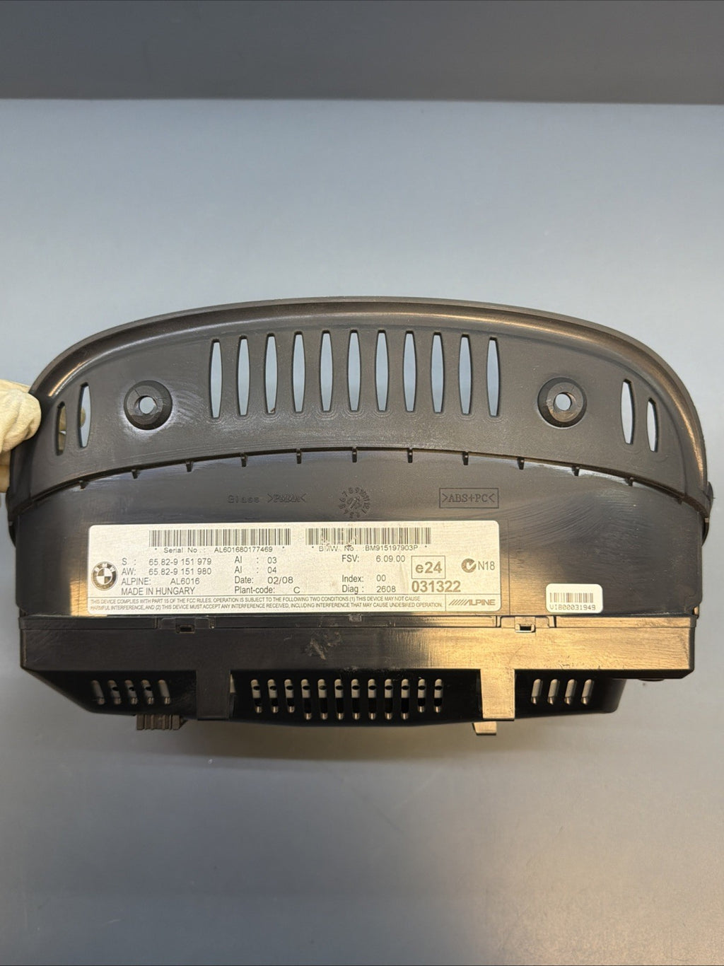 07-09 BMW E92 E93 E90 335i 328i HEAD UNIT NAVIGATION 8.8" SCREEN 9151979 9151980