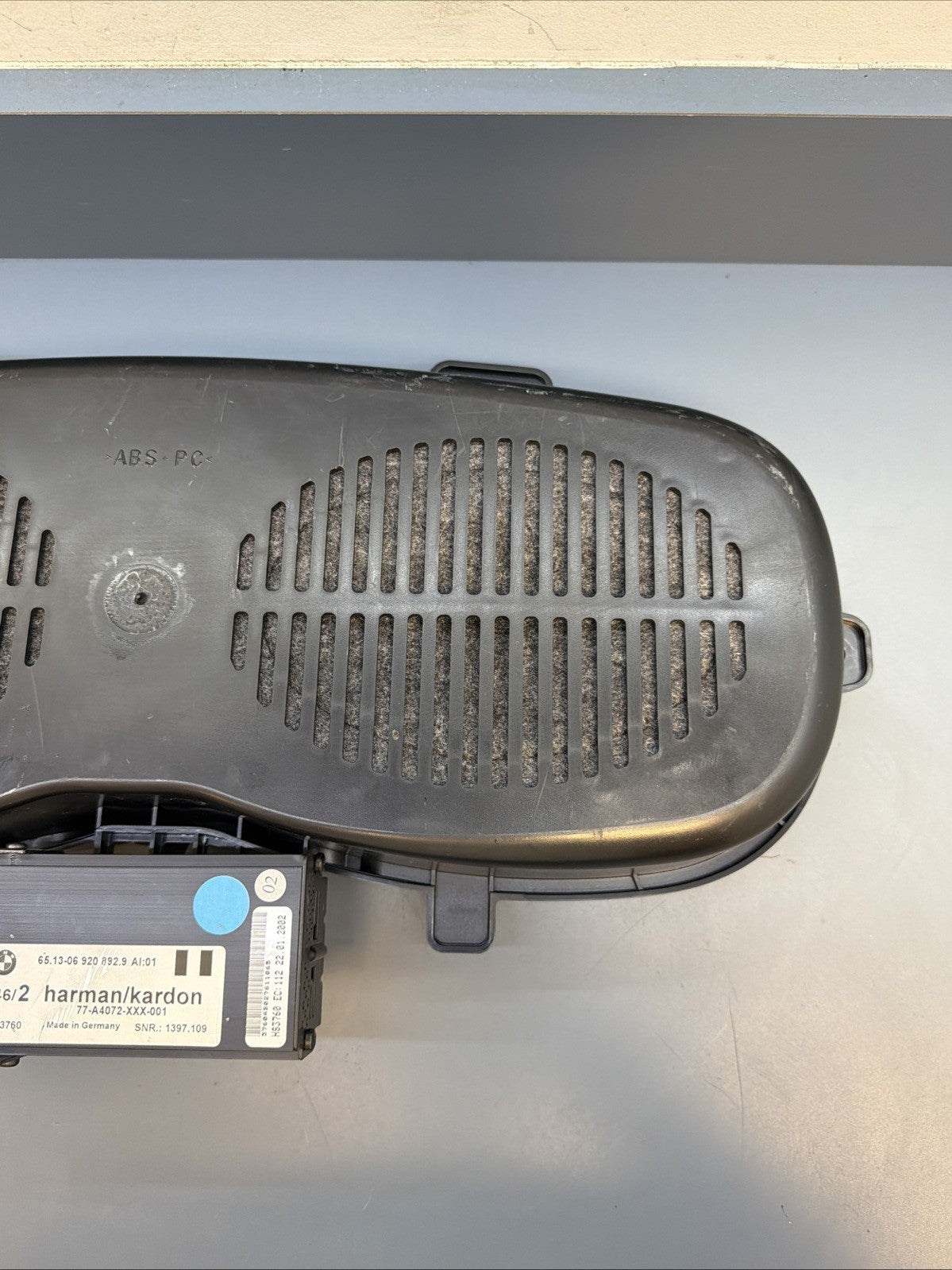 2000-2006 BMW E46 330Ci M3 Coupe Rear Trunk Harmon Kardon Speaker Woofer 6920892
