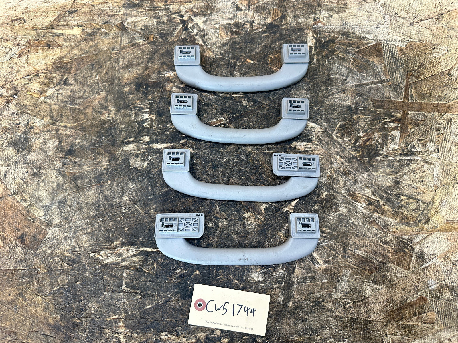BMW 03-10 E60 5 SERIES LIGHT GRAY GRAB HANDEL SET 4 PC 9143529+9143516+9143530
