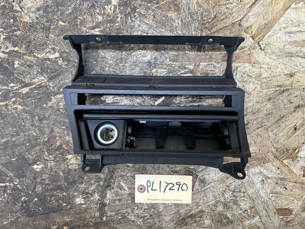 BMW 99-06 E46 3 SERIES BLACK CENTER STOREAGE TRIM+TRAY OEM 8268887+8268888