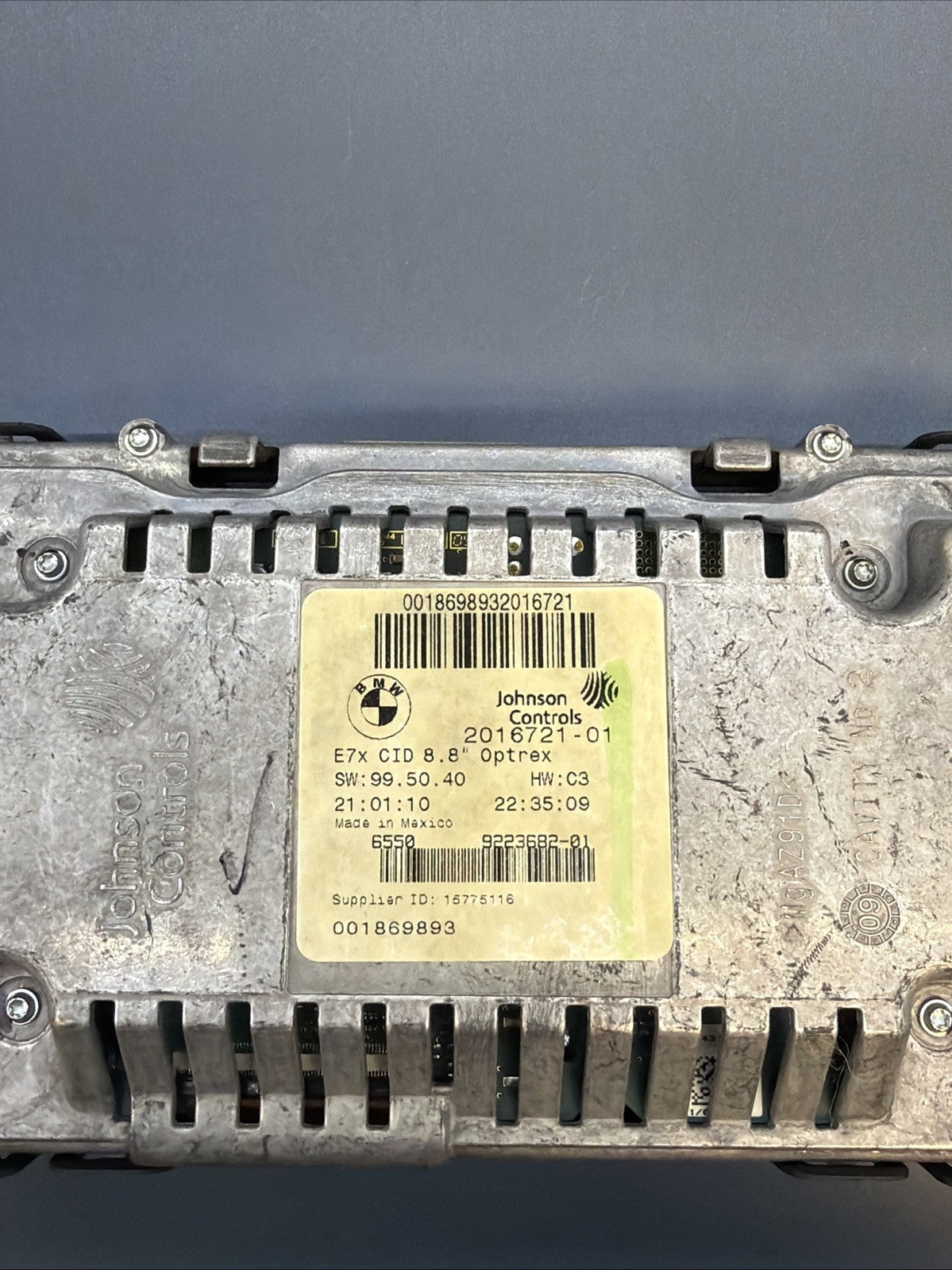 2010-2013 BMW X5 Information Display Screen 8.8 Inch 2016721 OEM