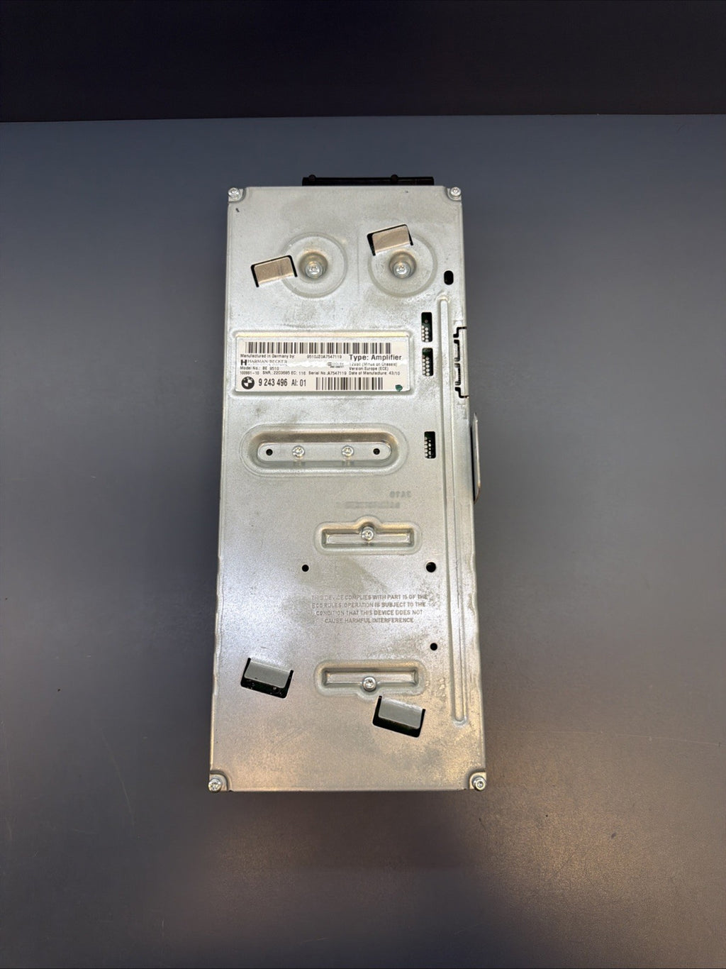 2011-2016 BMW Becker Audio Amplifier 528i 535i 550i 640i 650i  OEM 9243496