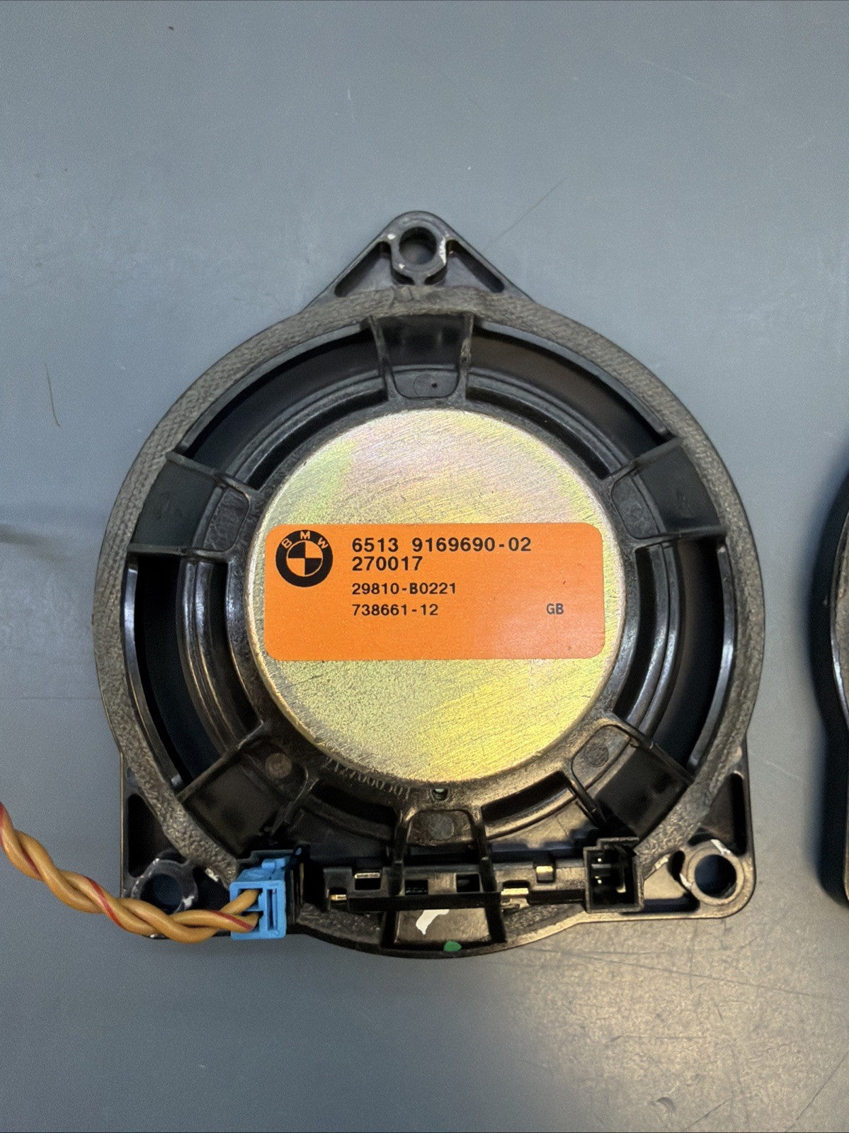 2011 - 2016 BMW 535I OEM SPEAKER W/ TWEETER SET (2) 65139169690