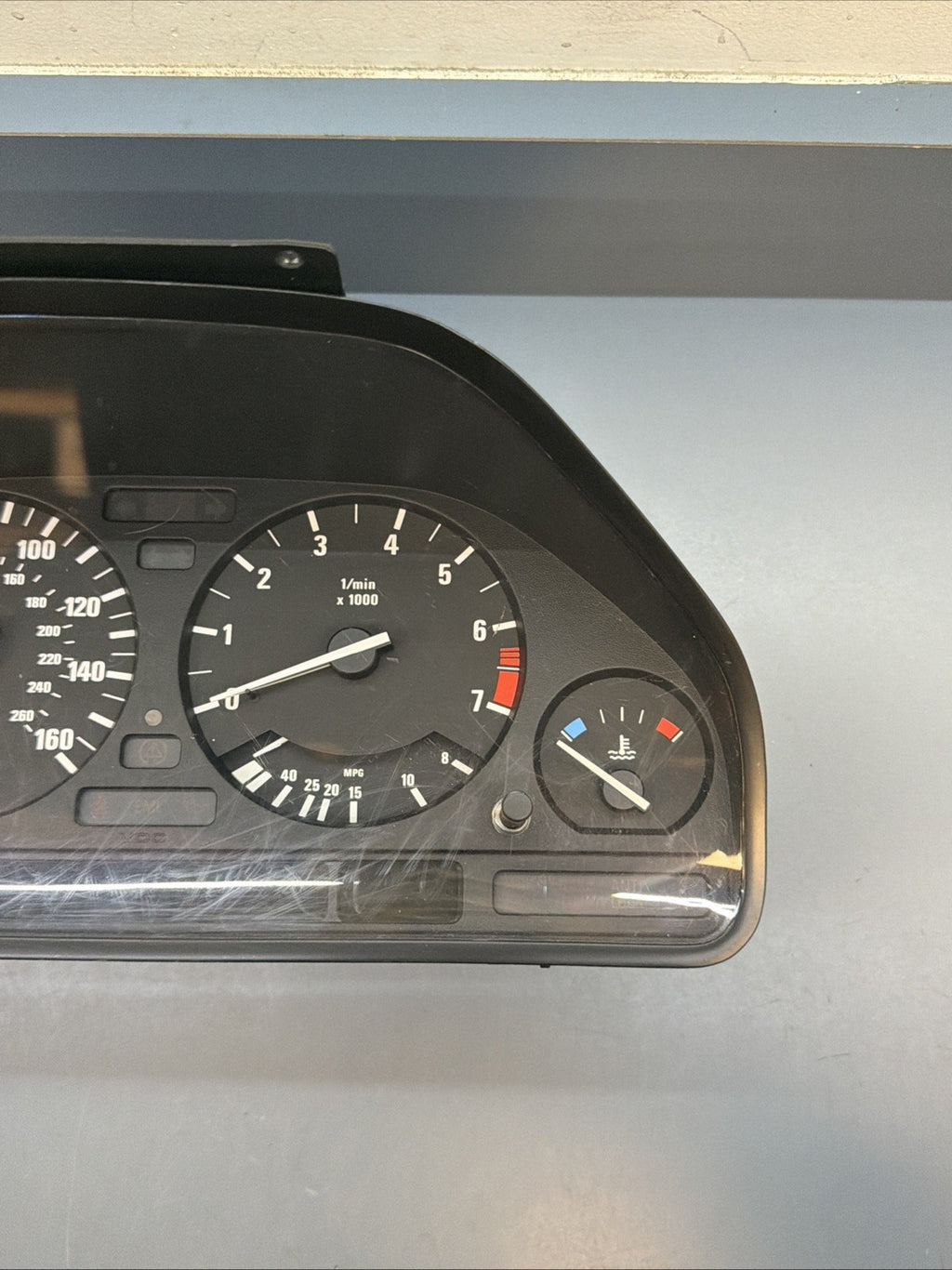 91-95 BMW E34 530i Front Cluster Speedometer Instrument Gauge Assy 8361730 OEM