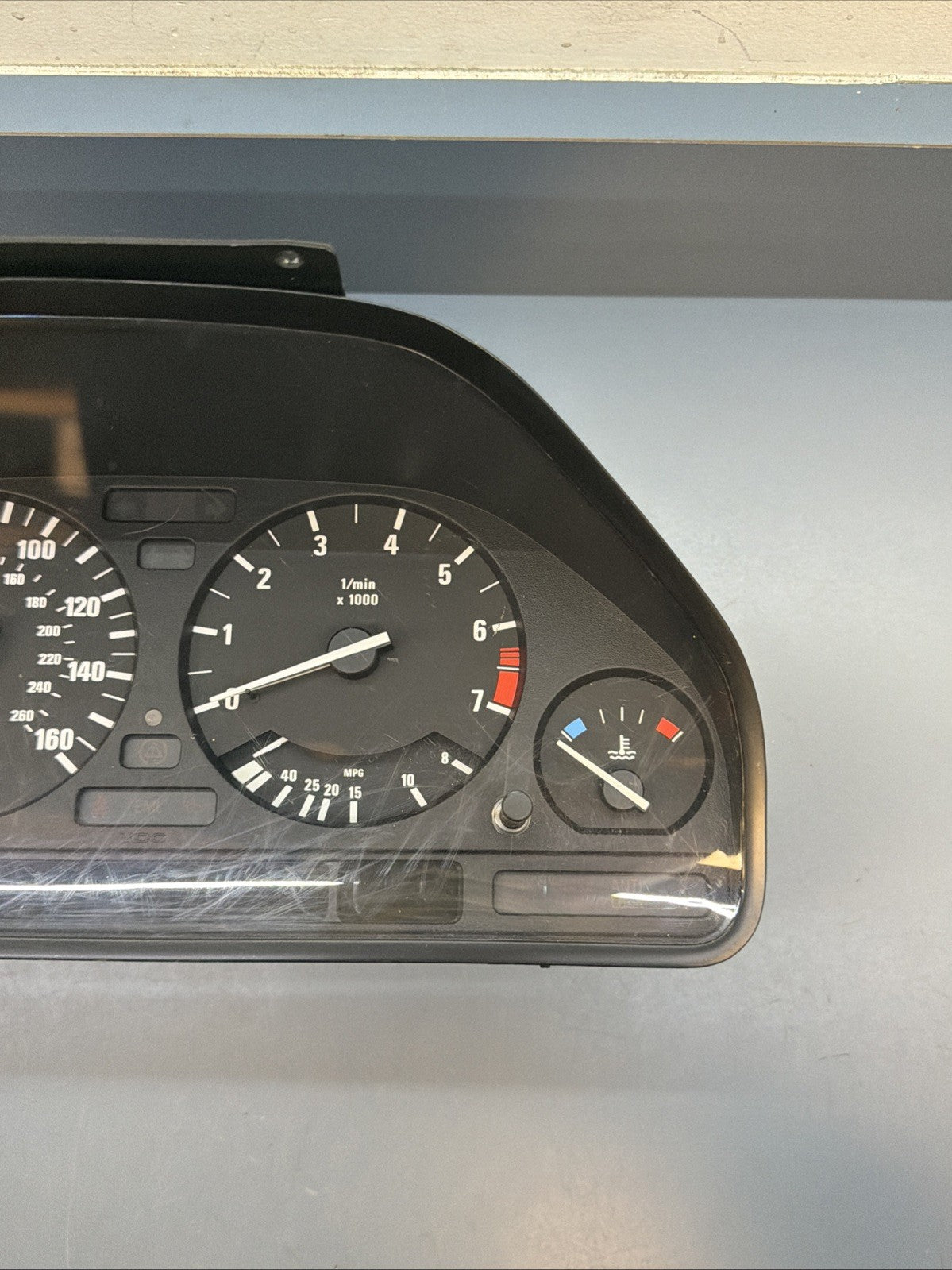 91-95 BMW E34 530i Front Cluster Speedometer Instrument Gauge Assy 8361730 OEM