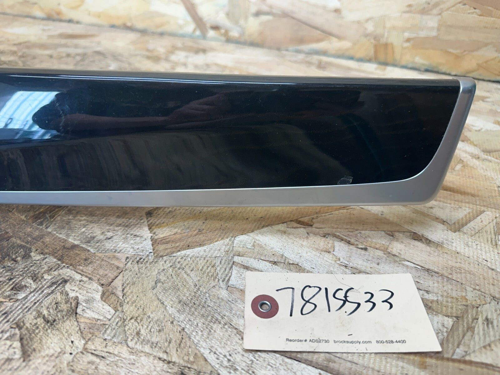 BMW 2010-2017 F10 5 SERIES GLOSSY BLACK INSTRIUMENT PANEL TRIM+VENTS 9166649