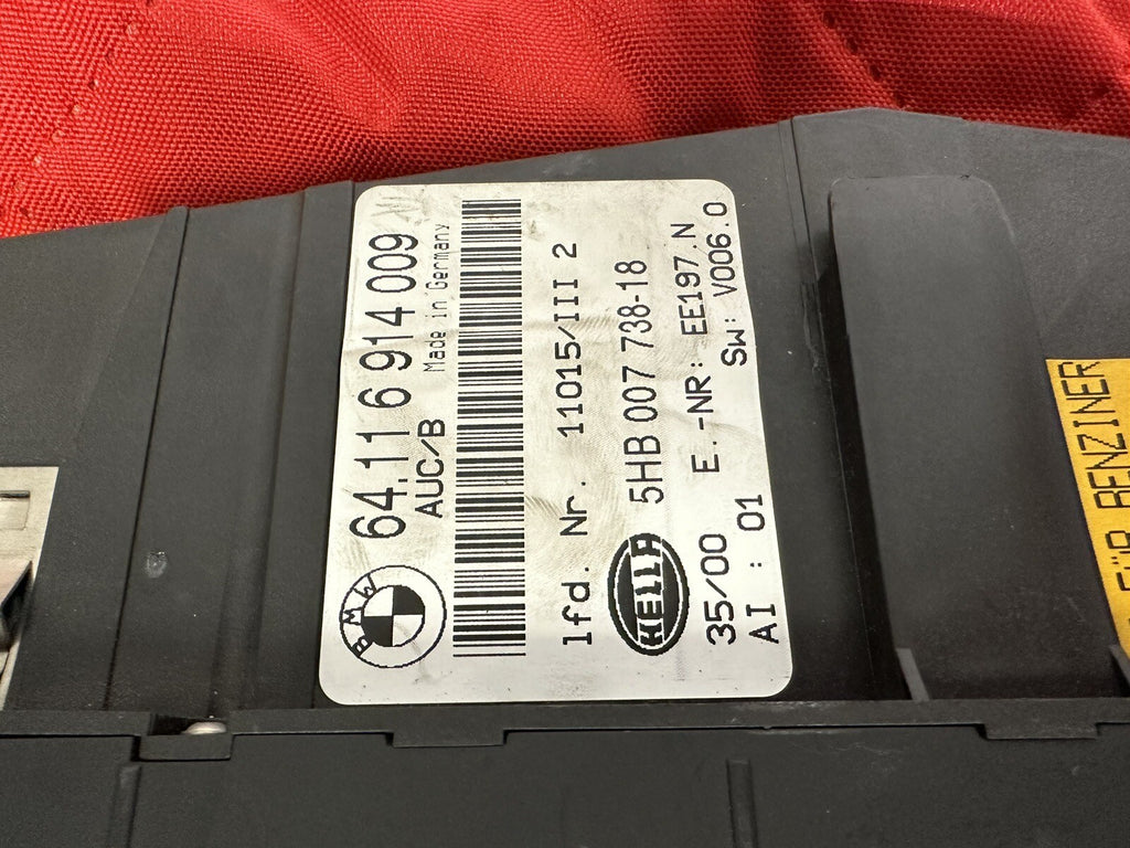 00-06 BMW E46 3 SERIES FRONT A/C HEATER CLIMATE TEMPERATURE CONTROL OEM 6914009
