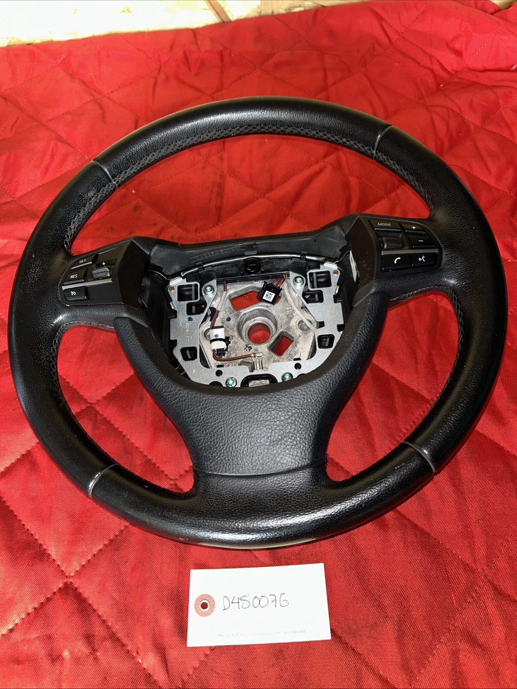11-15 BMW F01 F10 Steering Wheel w/ Multifunctional Switch Black  9262706