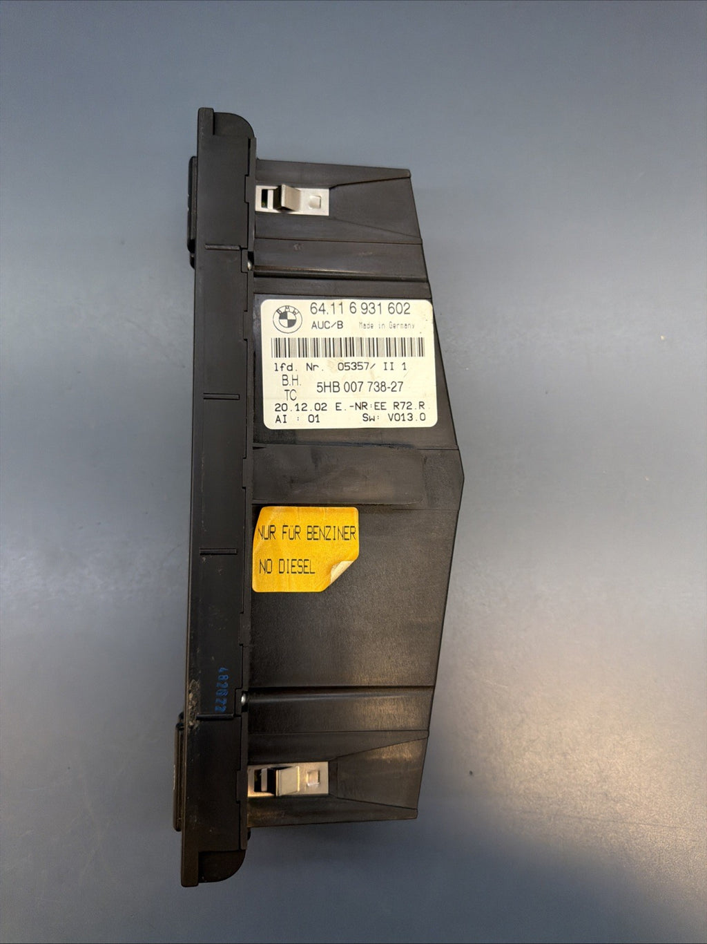 99-06 BMW 323 325 328 330 M3 E46 Digital Climate Control Heater Controls 6931602