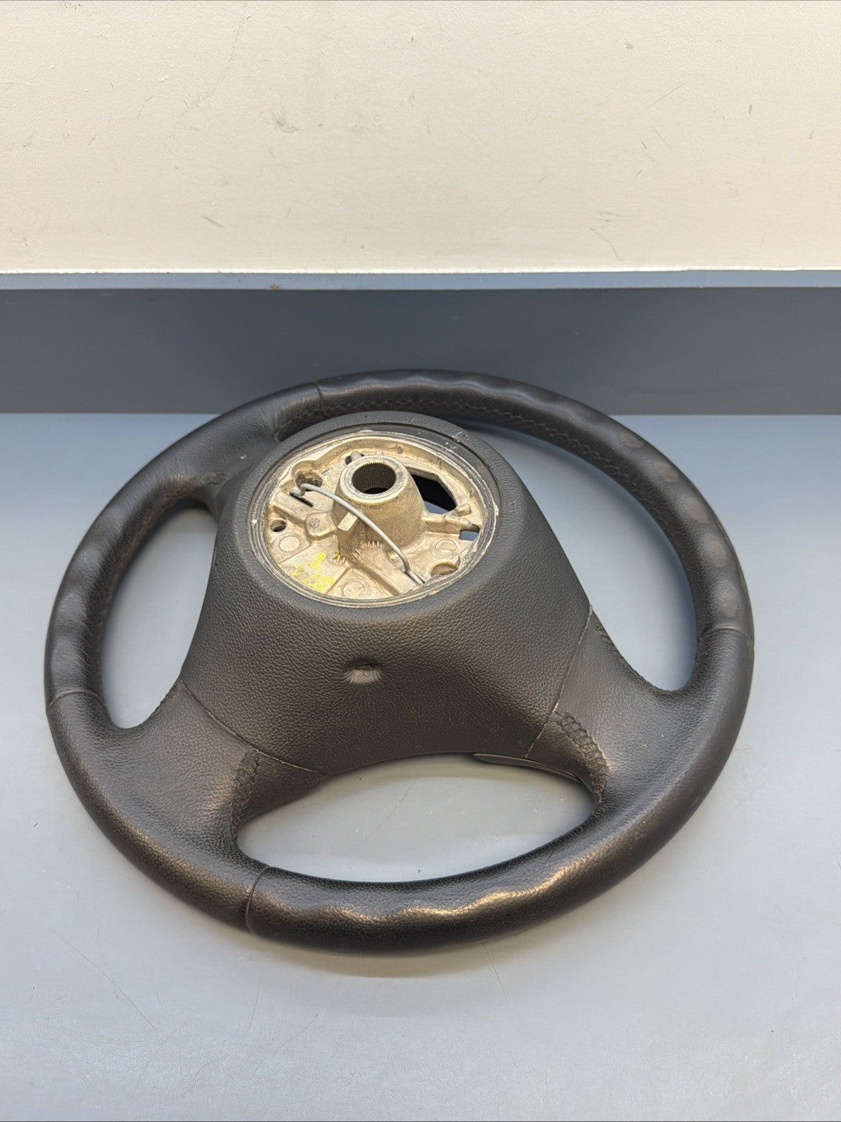 BMW 2006-2012 E90 E9X 3 SERIES BLACK LEATHER STEERING WHEEL OEM 3375E901