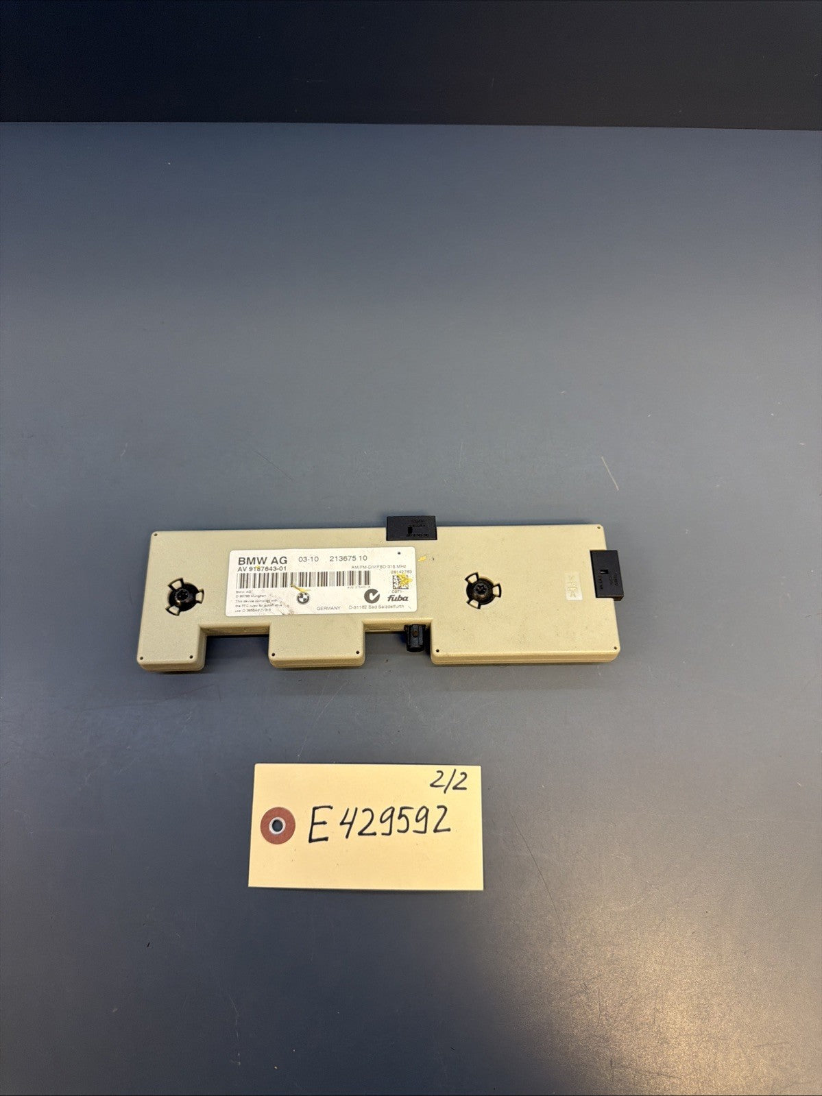 2008 - 2013 BMW E92 E90 E93 M3 Radio Antenna Amplifier Module 9187643-01 OEM
