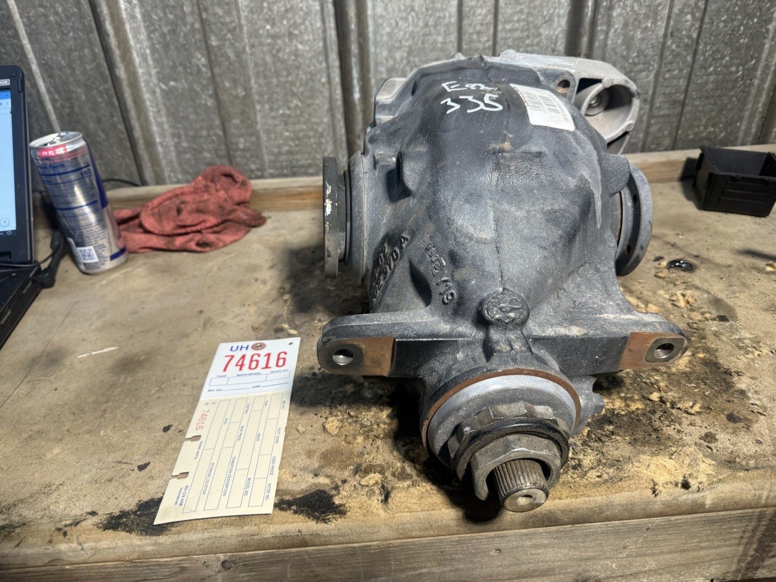 REAR Differential Carrier Final Drive 3.46 AWD Diff OEM BMW E90 335Xi 7533435
