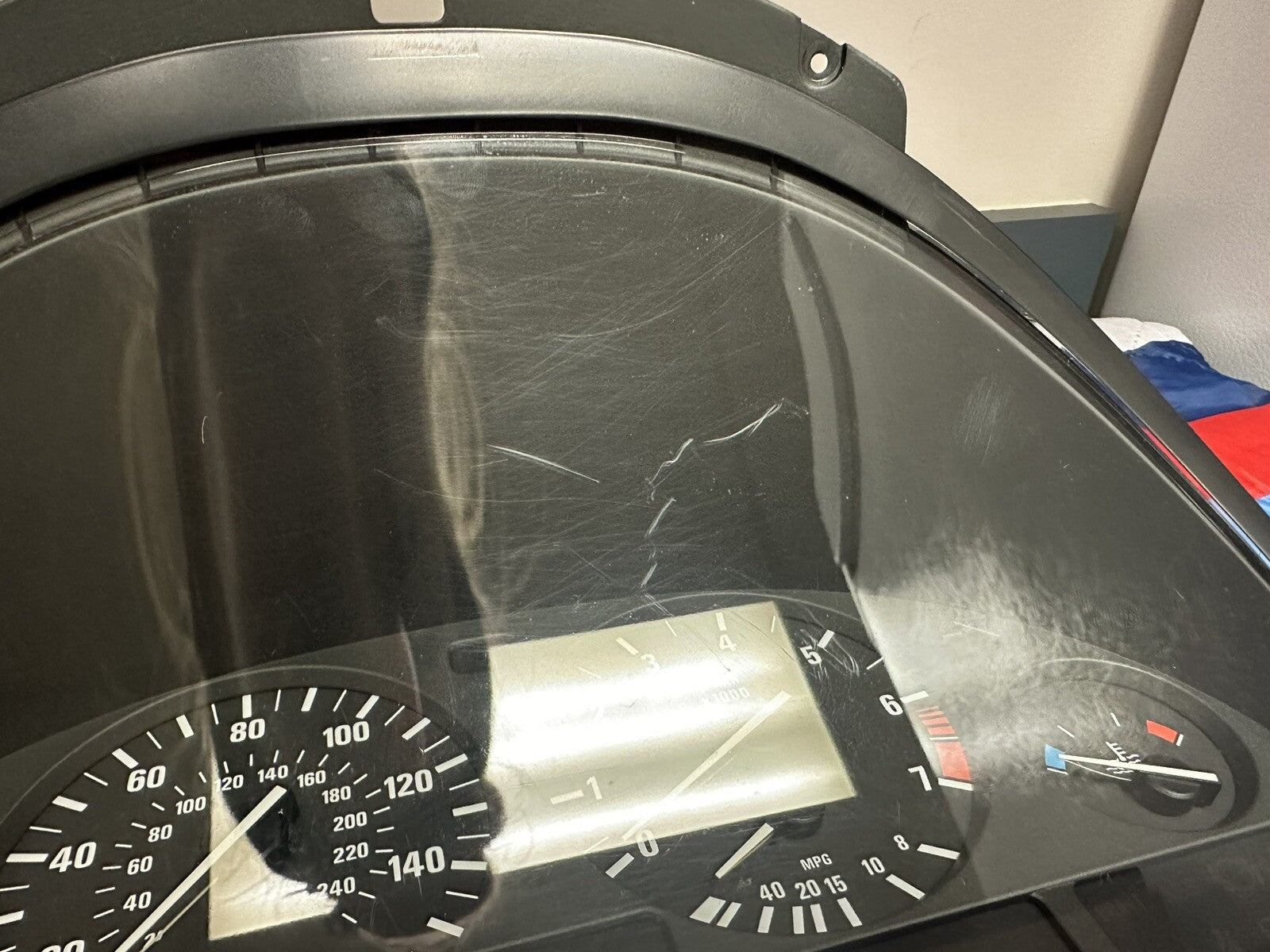 97-03 BMW E39 OEM INSTRUMENT CLUSTER SPEEDOMETER OEM 124K MILES 6903798 AT