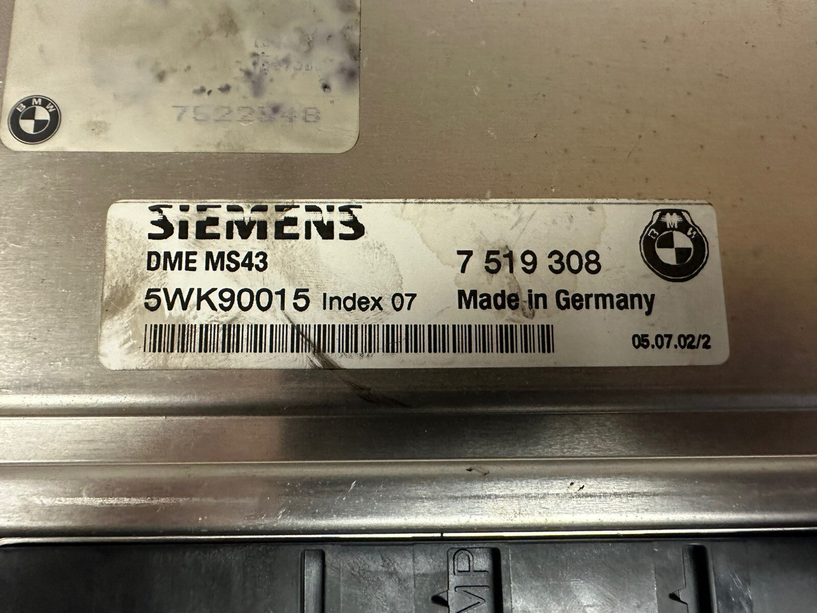 BMW E46 E39 E53 3 5 X5 2.5i M54 ENGINE DME MS43 EWS3 IGNITION KEY ECU SET OEM