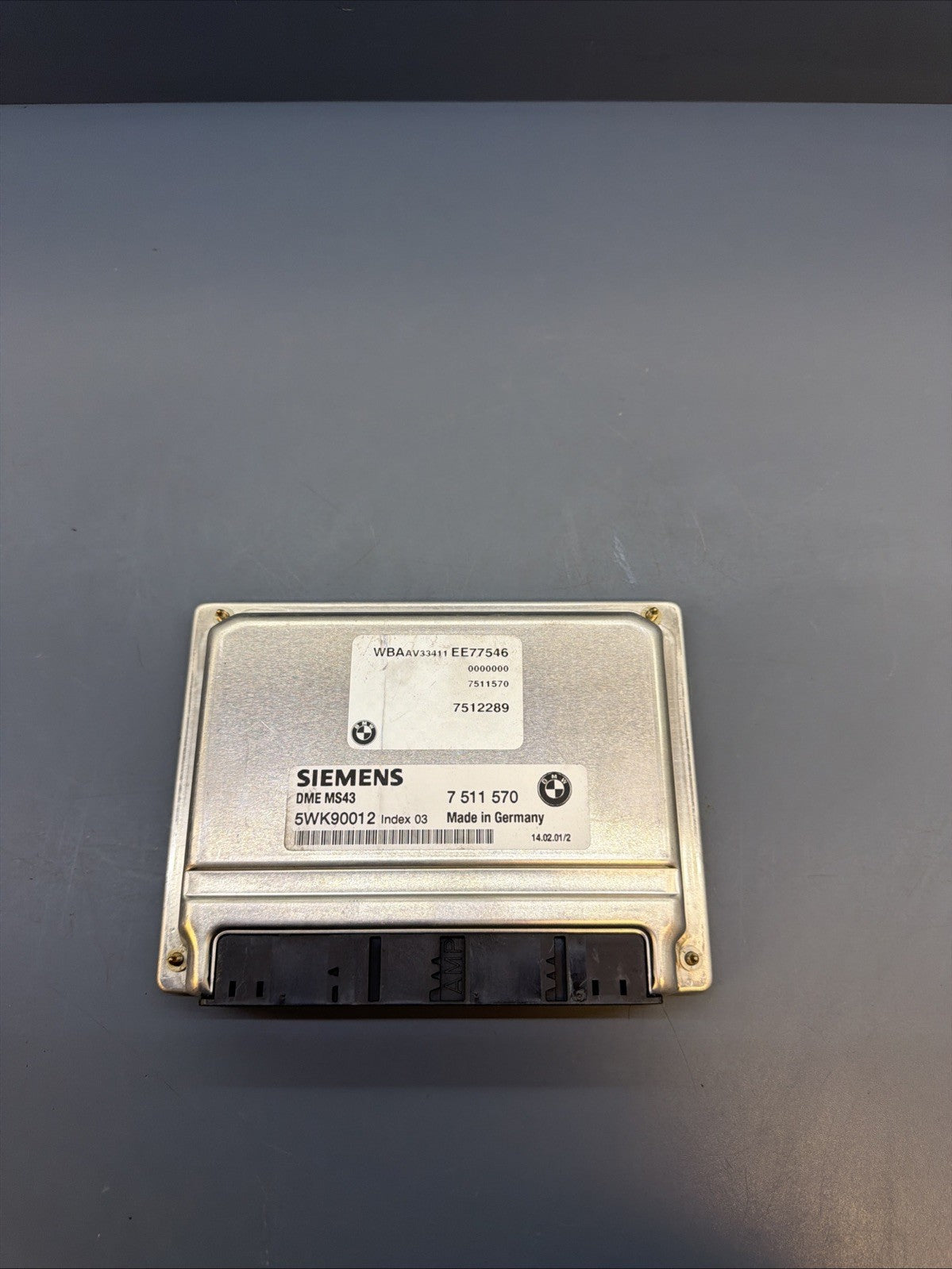 BMW E46 E39 E53 3 5 X5 2.5i M54 ENGINE DME MS43 EWS3 IGNITION KEY ECU