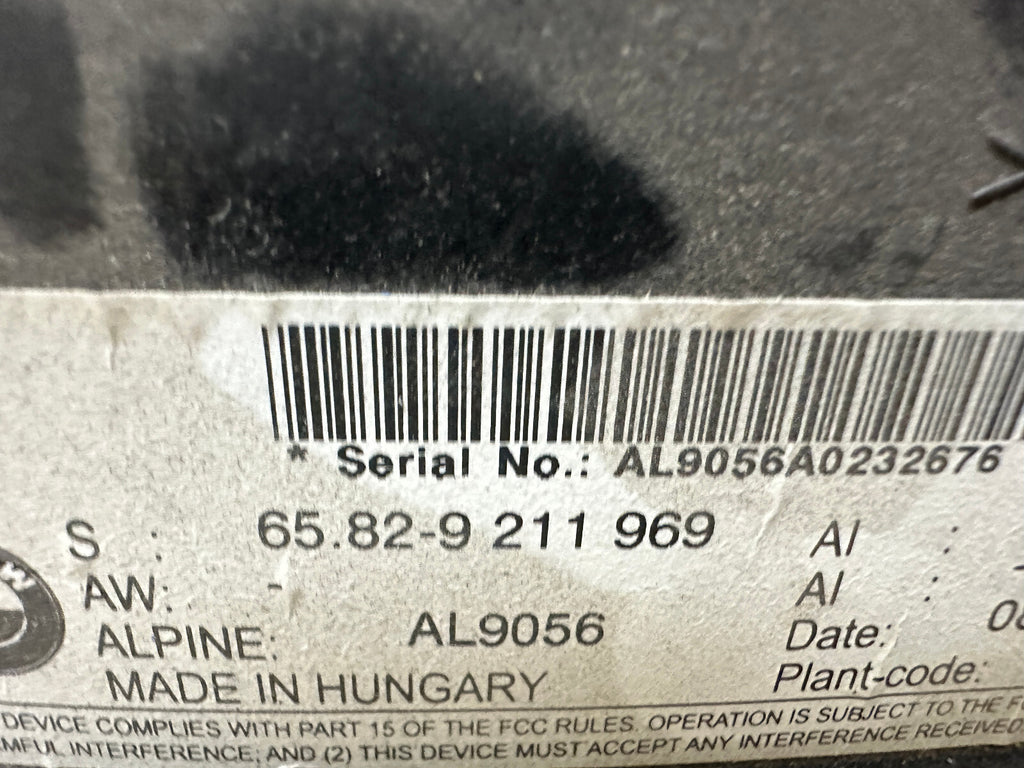 BMW 04-13 E90 E60 E63 3 5 6 SERIES iDRIVE NAVIGATION INFORMATION SCREEN 9211969