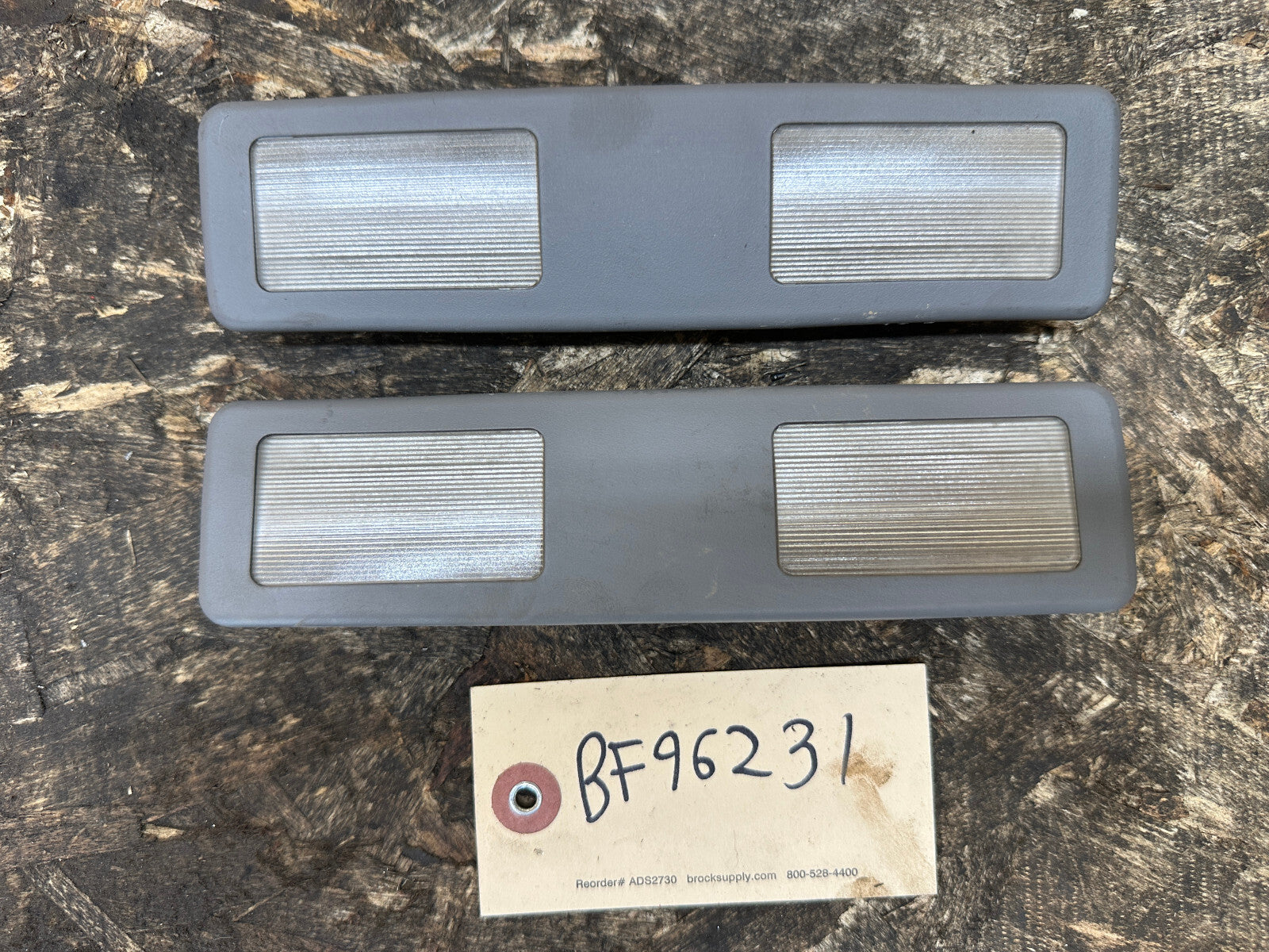 BMW 87-96 E34 5 SERIES INTERIOR SUN VISOR MIRROR LIGHT SET 2PC 63311382086