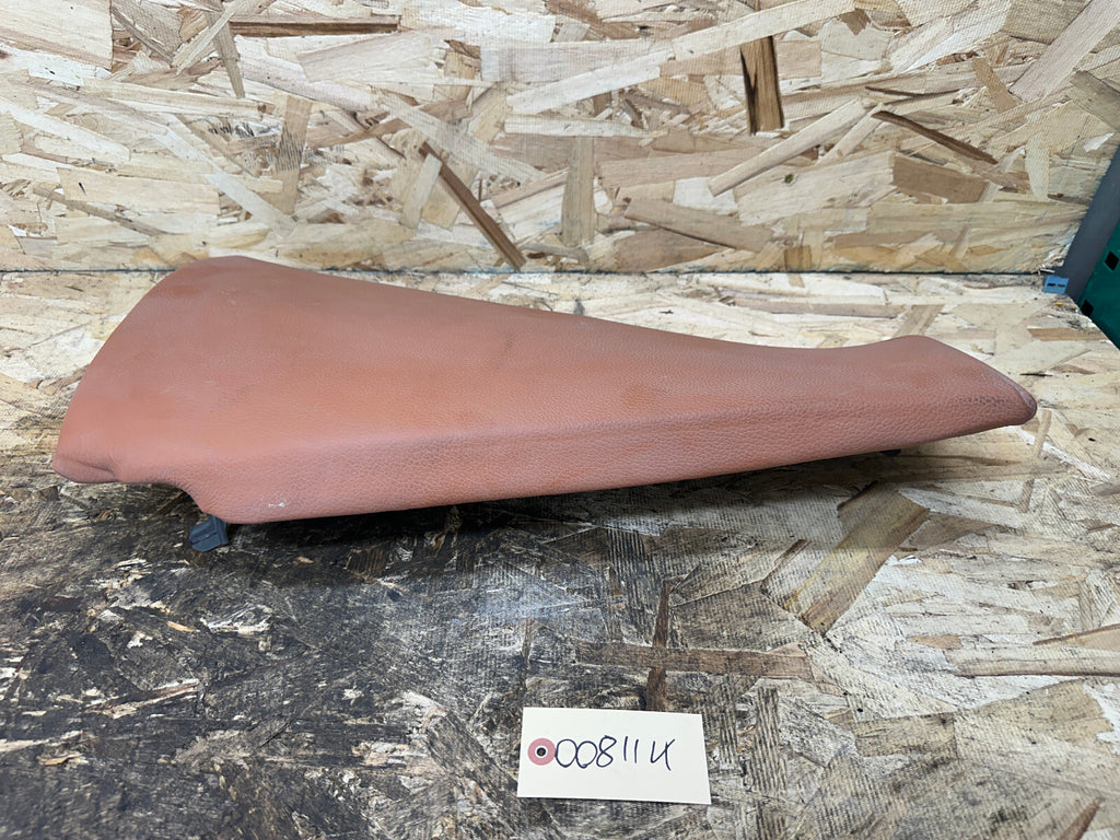 BMW 04-10 X3 REAR LEFT+RIGHT SEAT LEATHER BOLSTER TERRACOTTA 3330437+3330438
