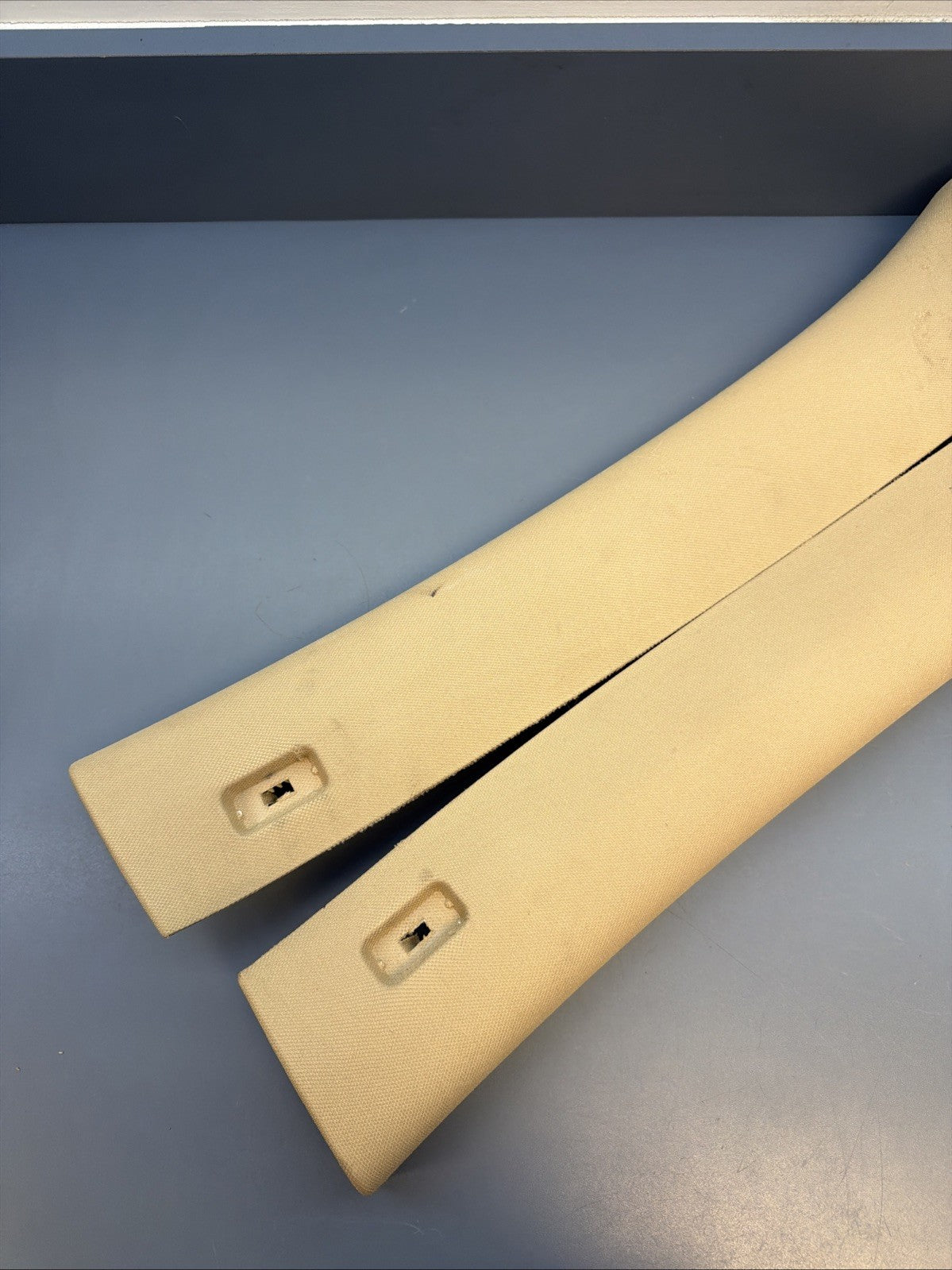 08 BMW E90 335xi Series 4dr Front Left & Right A Pillar Cloth Trim Cover 7058331