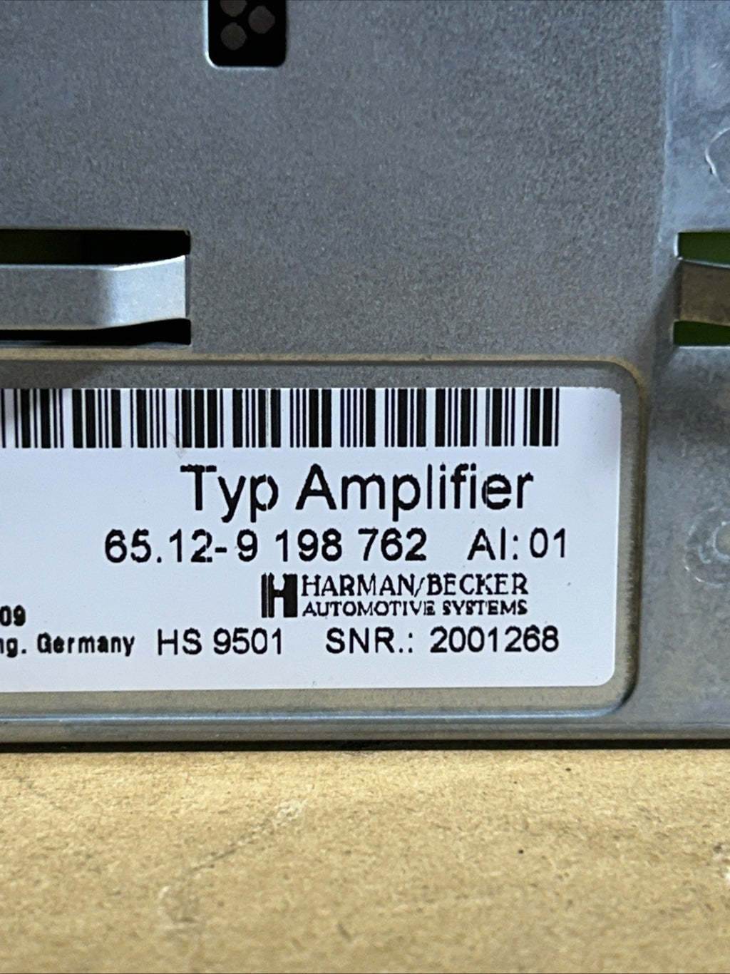 08-10 BMW 528 535 E60 AUDIO SYSTEM HARMAN BECKER AMPLIFIER AMP OEM 9198762