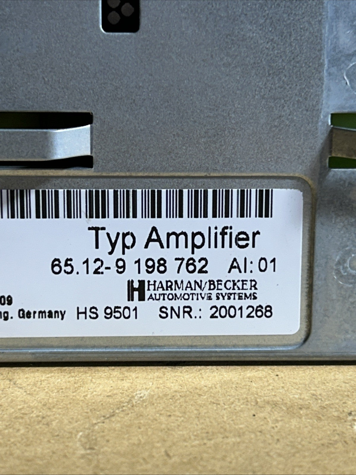 08-10 BMW 528 535 E60 AUDIO SYSTEM HARMAN BECKER AMPLIFIER AMP OEM 9198762