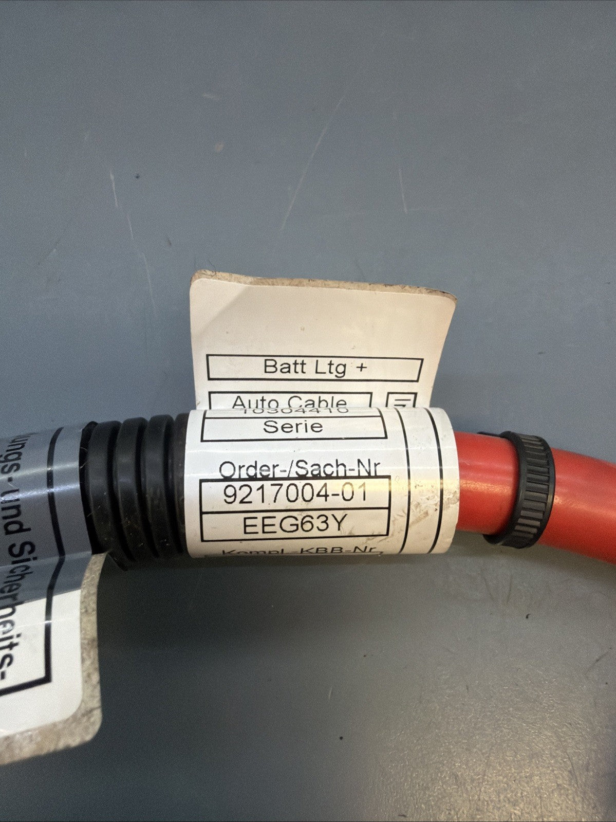 OEM BMW E70 E71 X5 X6 X5M X6M Battery Plus Pole Terminal Positive Cable 9217004