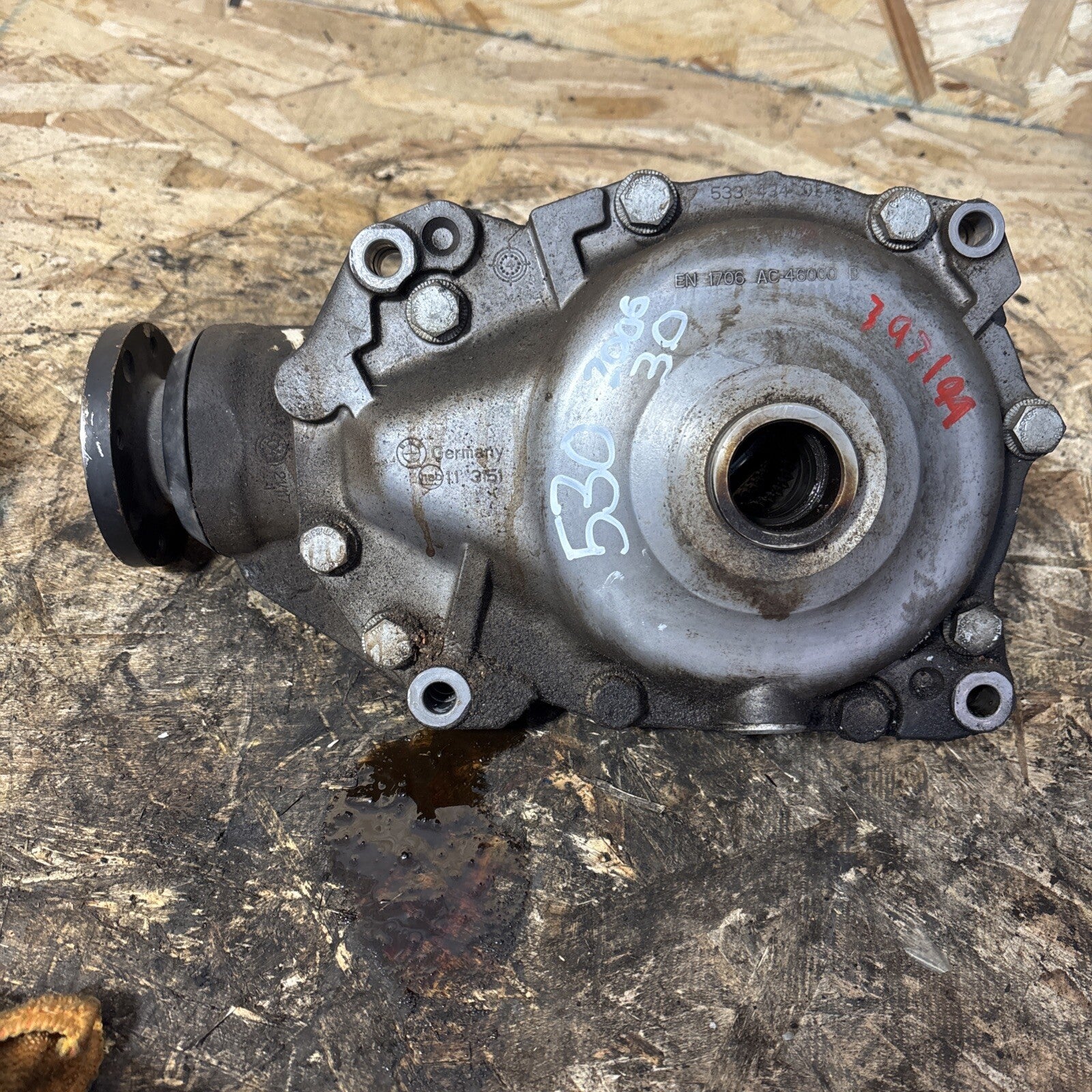 Front E60 530 Differential Carrier Final 3.73 Drive AWD Diff OEM BMW 7533435