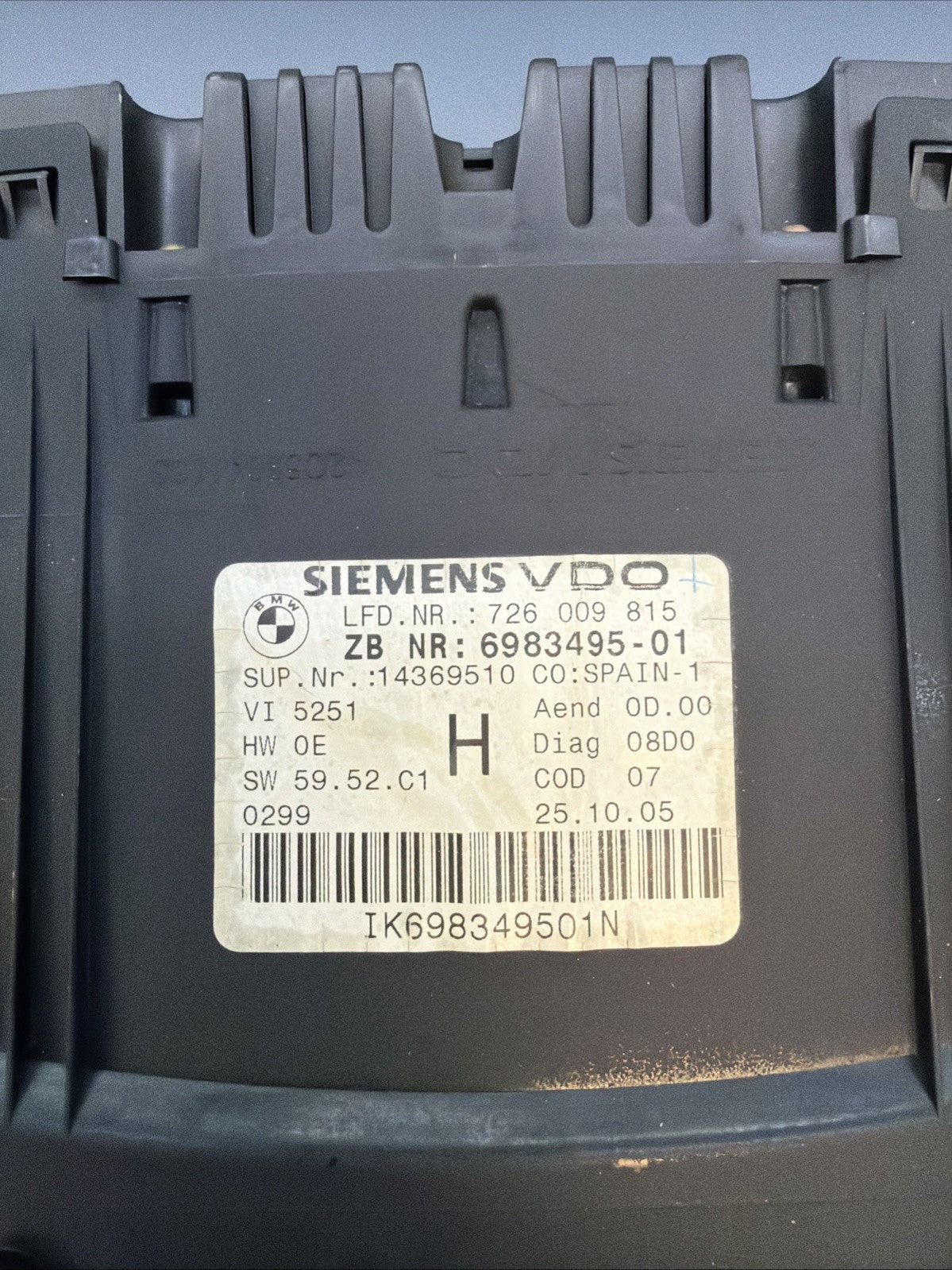 06-13 OEM BMW E90 E91 E92 E93 328 Speedometer Instrument Cluster 6983495 135K