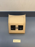 BMW 3 E90 E91 Rear Center Console Trim With Vent Grill Covering Tan 7132381