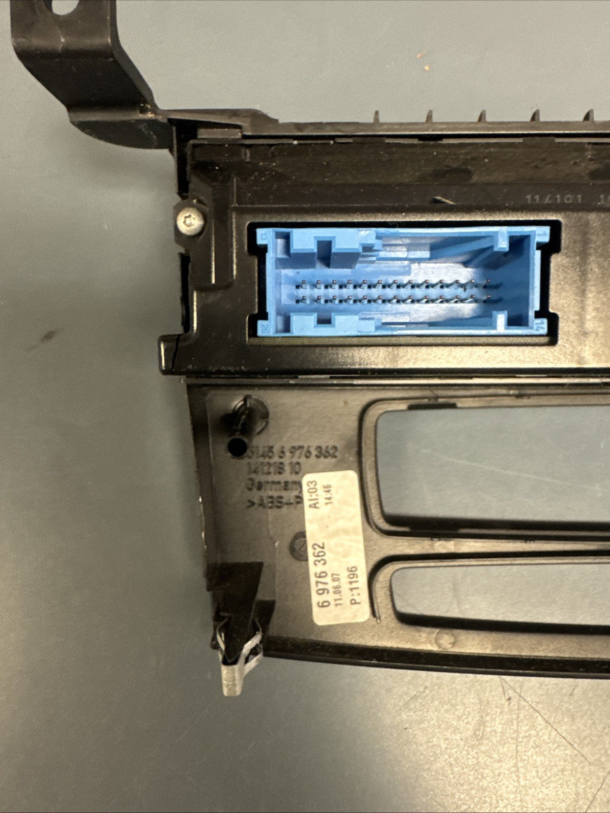 07-10 BMW E60 530i 528i 550i A/C HEAT CLIMATE CONTROL UNIT PANEL OEM 9155643