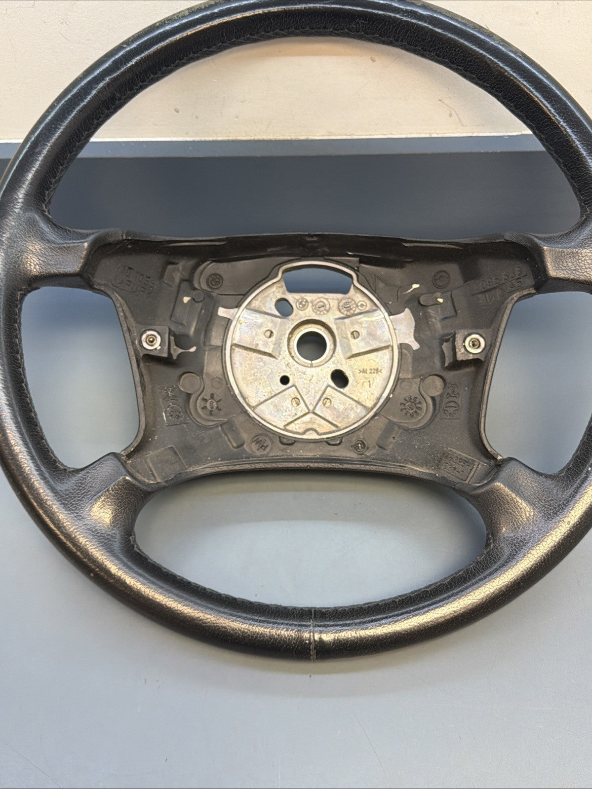 BMW E38 E39 740I 750I 530I 540I Steering Wheel Black Leather OEM 1095633