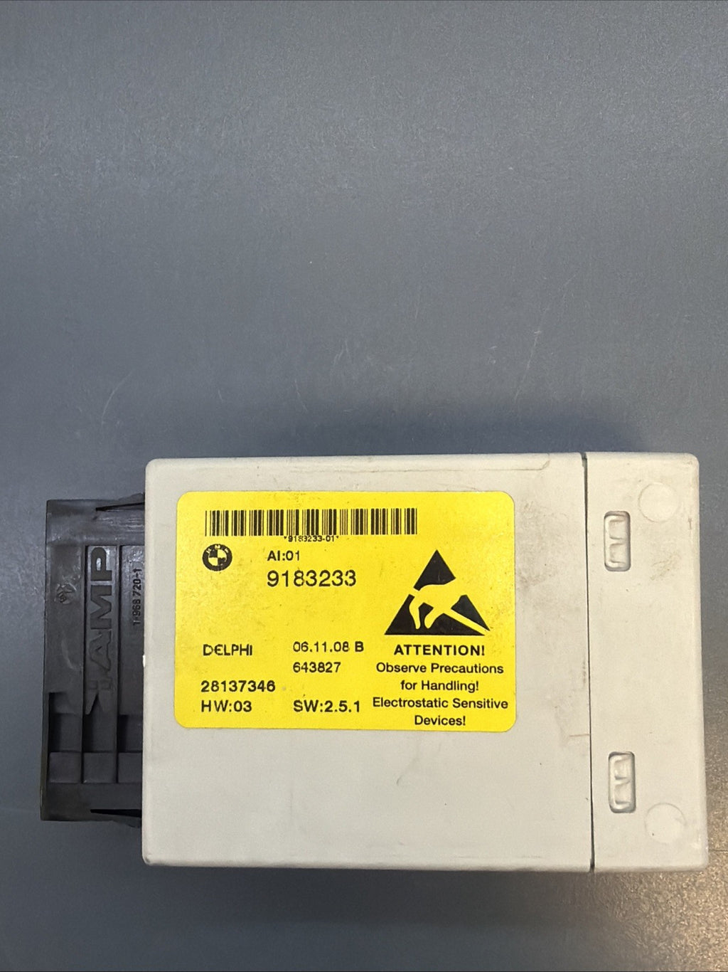 OEM Center Console Switch Control Module BMW 528i 528xi 535i 535xi 550i 9183233