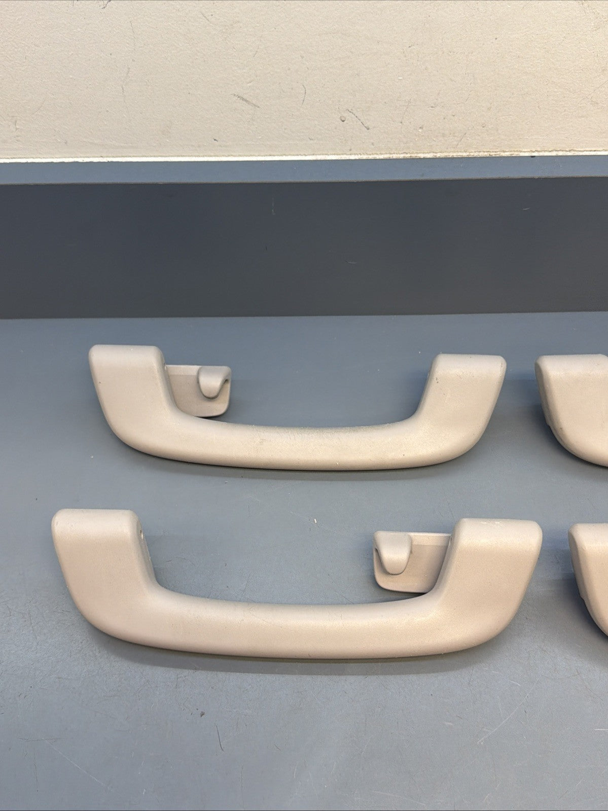 12-16 BMW 328I F30 SEDAN FRONT & REAR UPPER ROOF GRAB HANDLE SET OF 4 OEM GRAY