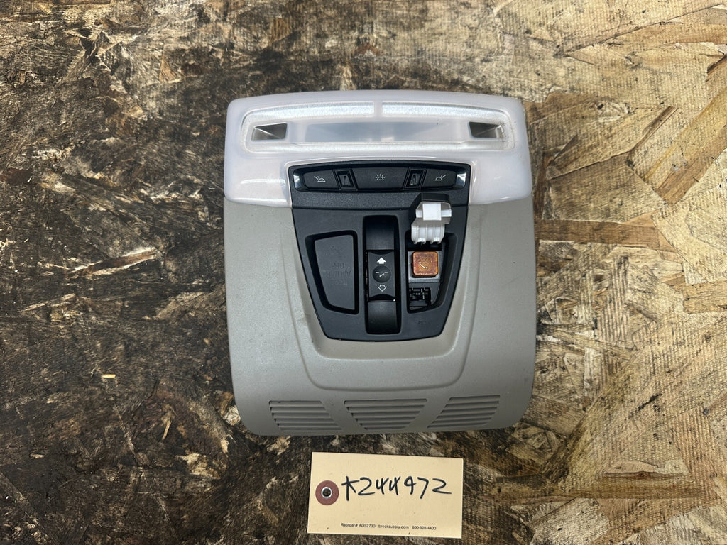 BMW 2010-2019 F30 F25 F32 OVERHEAD DOME LIGHT SUNROOF SWITCH GRAY OEM 9321466