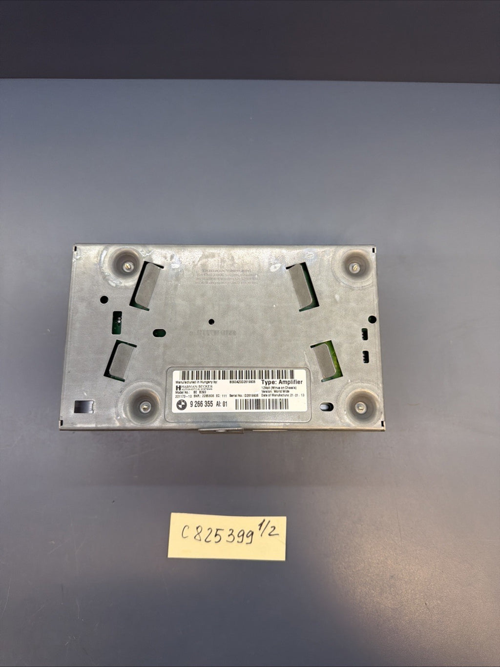 11 - 2016 BMW 328i 528i 535i HIFI SYSTEM AMPLIFIER HARMAN BECKER 9266355 OEM