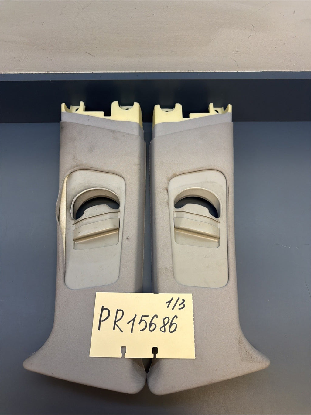 01-06 BMW E46 SEDAN B PILLAR LEFT & RIGHT Trim Cover GREY 8220241 8220242 *NOTE*