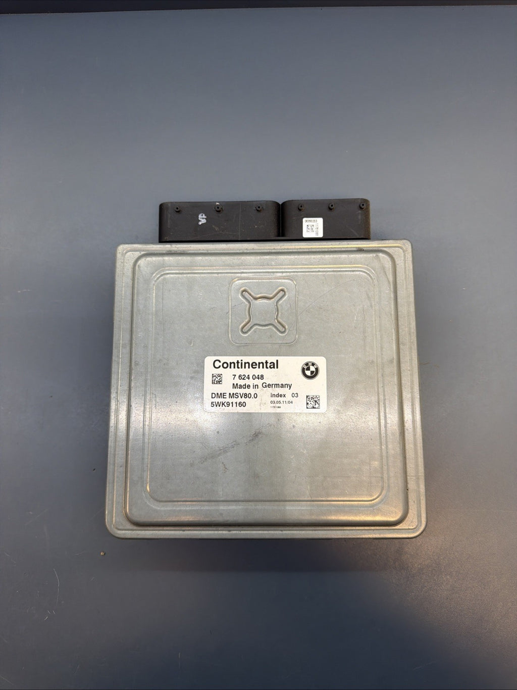 07-13 BMW 328i N52 3.0L MSV80.0 Engine Computer Module ECU ECM DME 7624048 W KEY