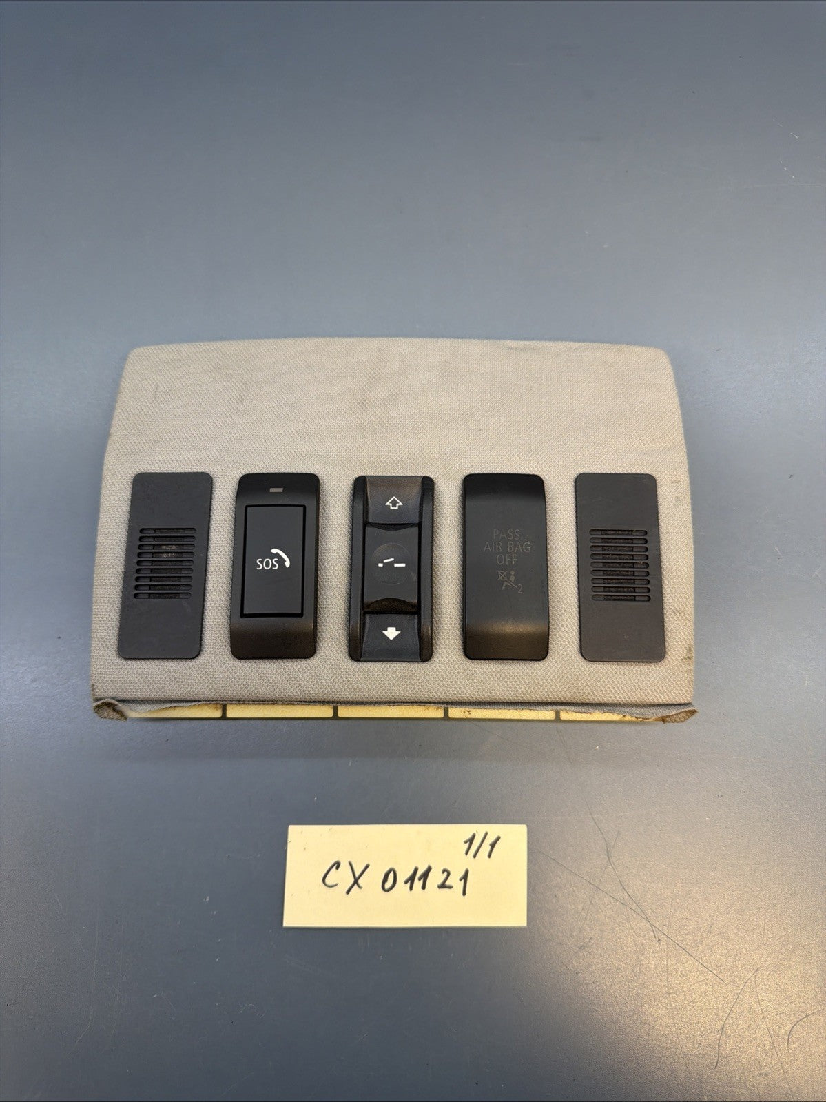 06 - 10 BMW 5series E60 OVERHEAD ROOF CONSOLE SUNROOF CONTROL SWITCH 6907288 OEM