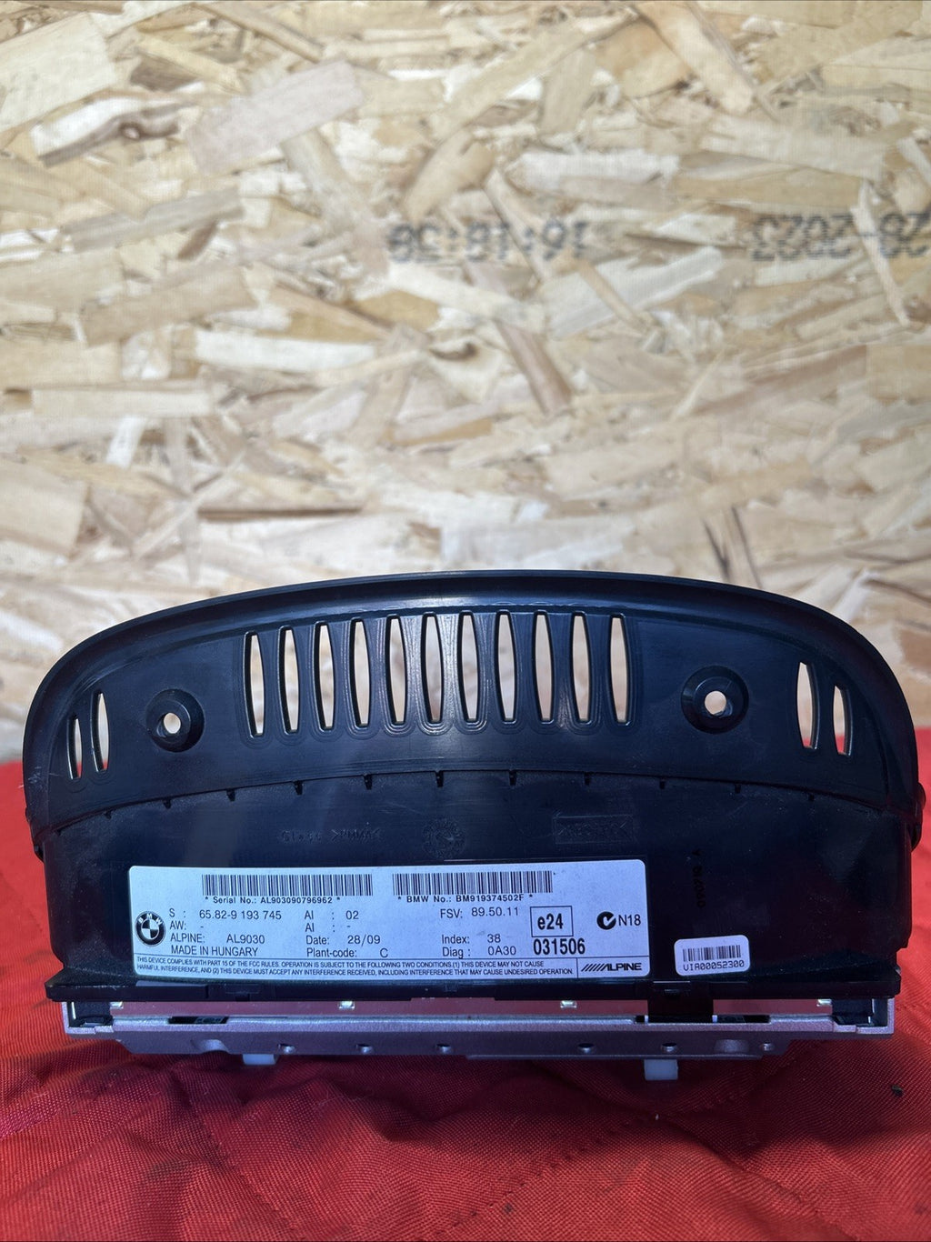 BMW 2006-2013 E90 E92 E9X SAT GPS NAVIGATION DISPLAY SCREEN iDrive OEM 9193745