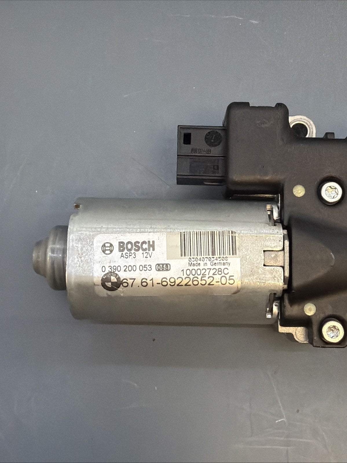 2007 - 2010 BMW E83 X3 Sunroof Roof Motor Unit 6922652 OEM