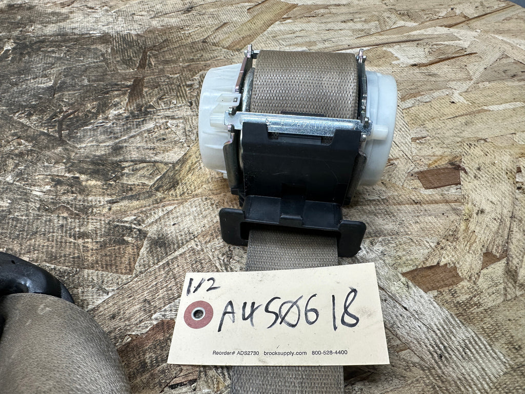 BMW 2005-2012 E90 BEIGE FRONT RIGHT PASSANGER SEAT BELT OEM