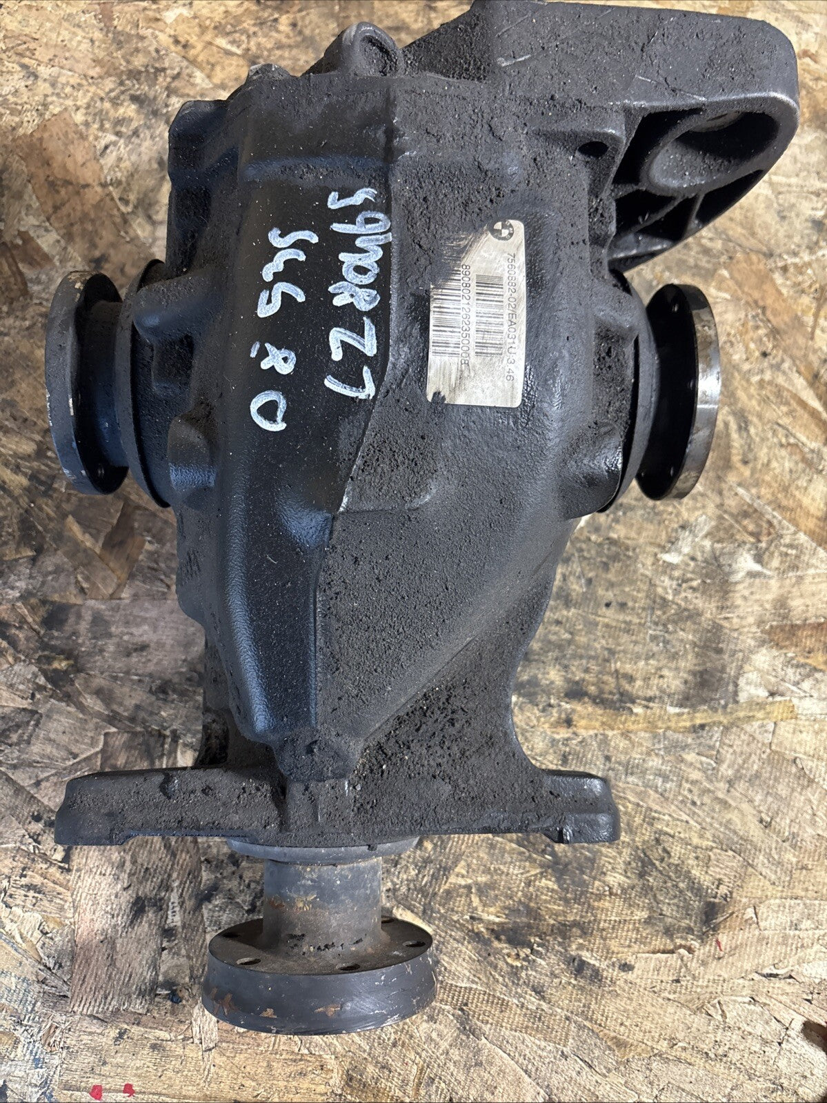 BMW E60 535 REAR DIFFERENTIAL 5 SERIES 3.46 FINAL DRIVE 7560882