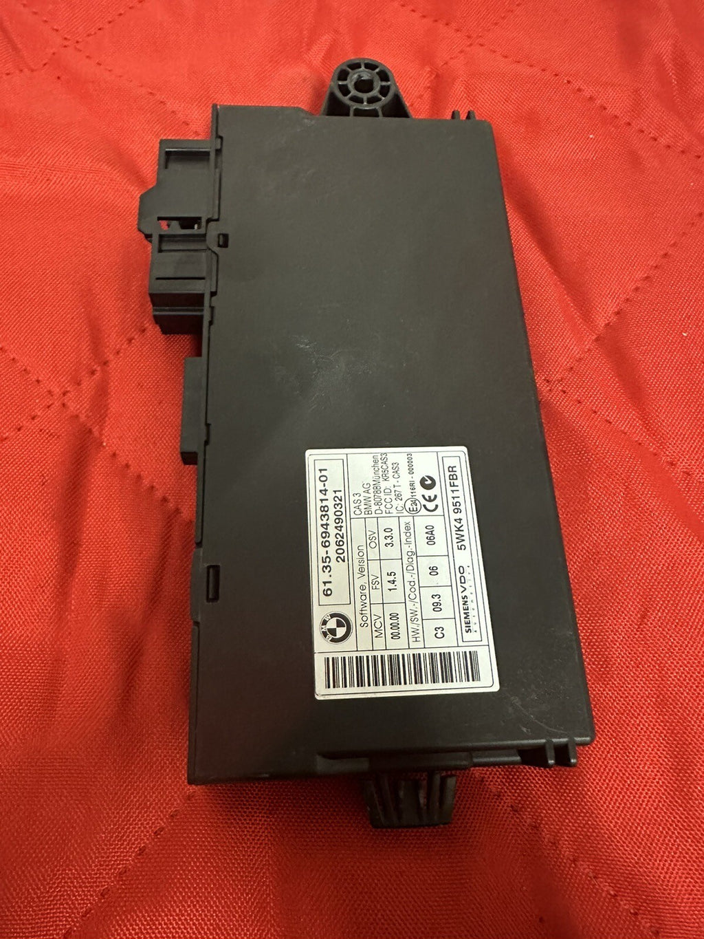 BMW 328I 128I E90 E92 E93 E82 N52 ENGINE ECU SET DME MSV80 CAS3 KEY SET 7567609