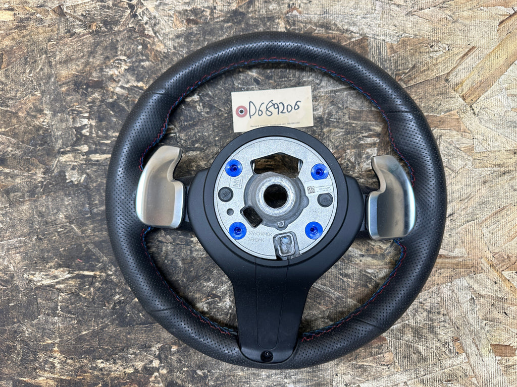 BMW 10-17 3 5 SERIES F10 F30 M-SPORT HEATED STEERING WHEEL W/ PADDLES 3074993
