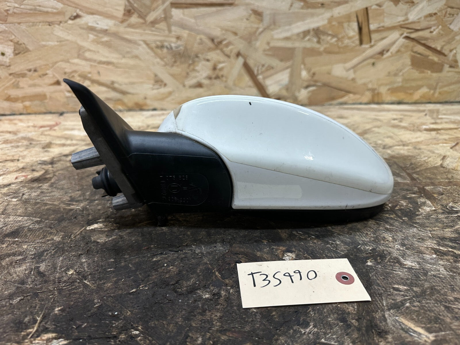 BMW 2006-2008 PRE LCI E90 DRIVER SIDE MIRROR WHITE OEM 7075626