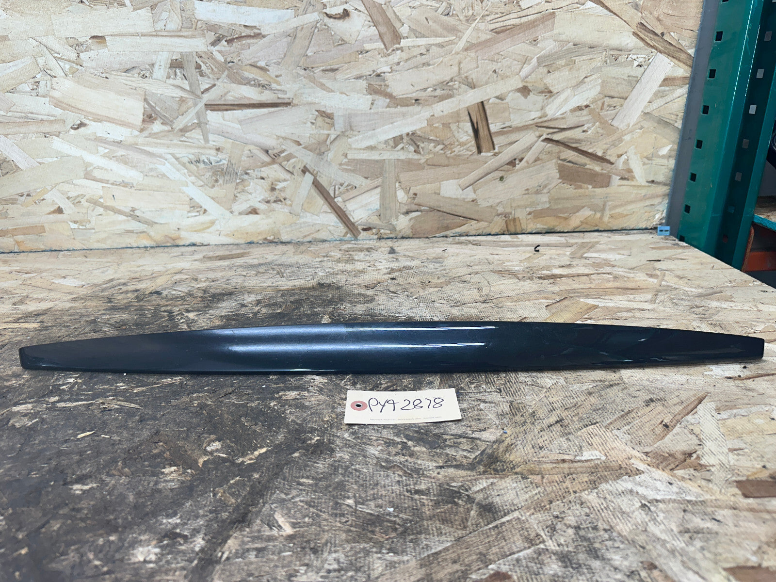 BMW 06-13 E81 E88 1 SERIES I PANEL TRIM HIGH GLOSS BLACK OEM 7124745