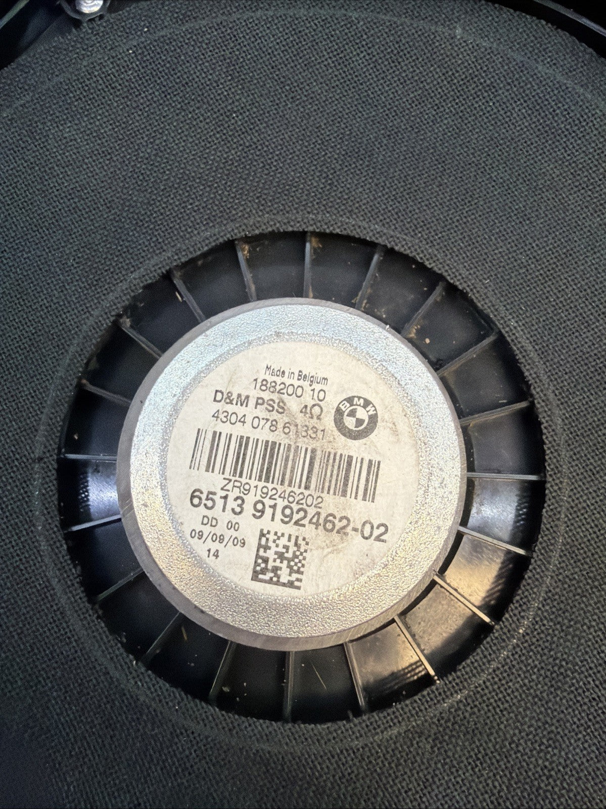 OEM 06-13 BMW E82 E88 E90 E92 E93 128 135 328 335 Floor Right Speaker 9192462