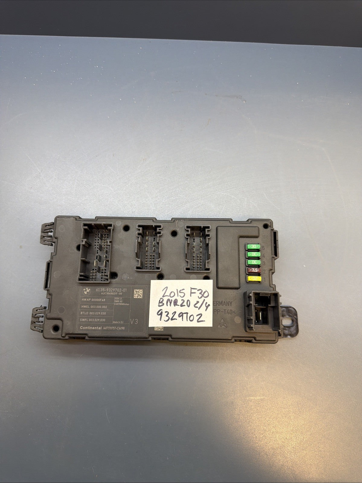 BMW F22 F30 F32 F36 F80 F82 F87 Rear Electronic Body Fuse Control Module 9329702