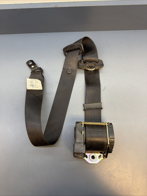 00-06 BMW X5 E53 FRONT RIGHT PASSENGER SEAT BELT RETRACTOR BLACK 8408753 OEM